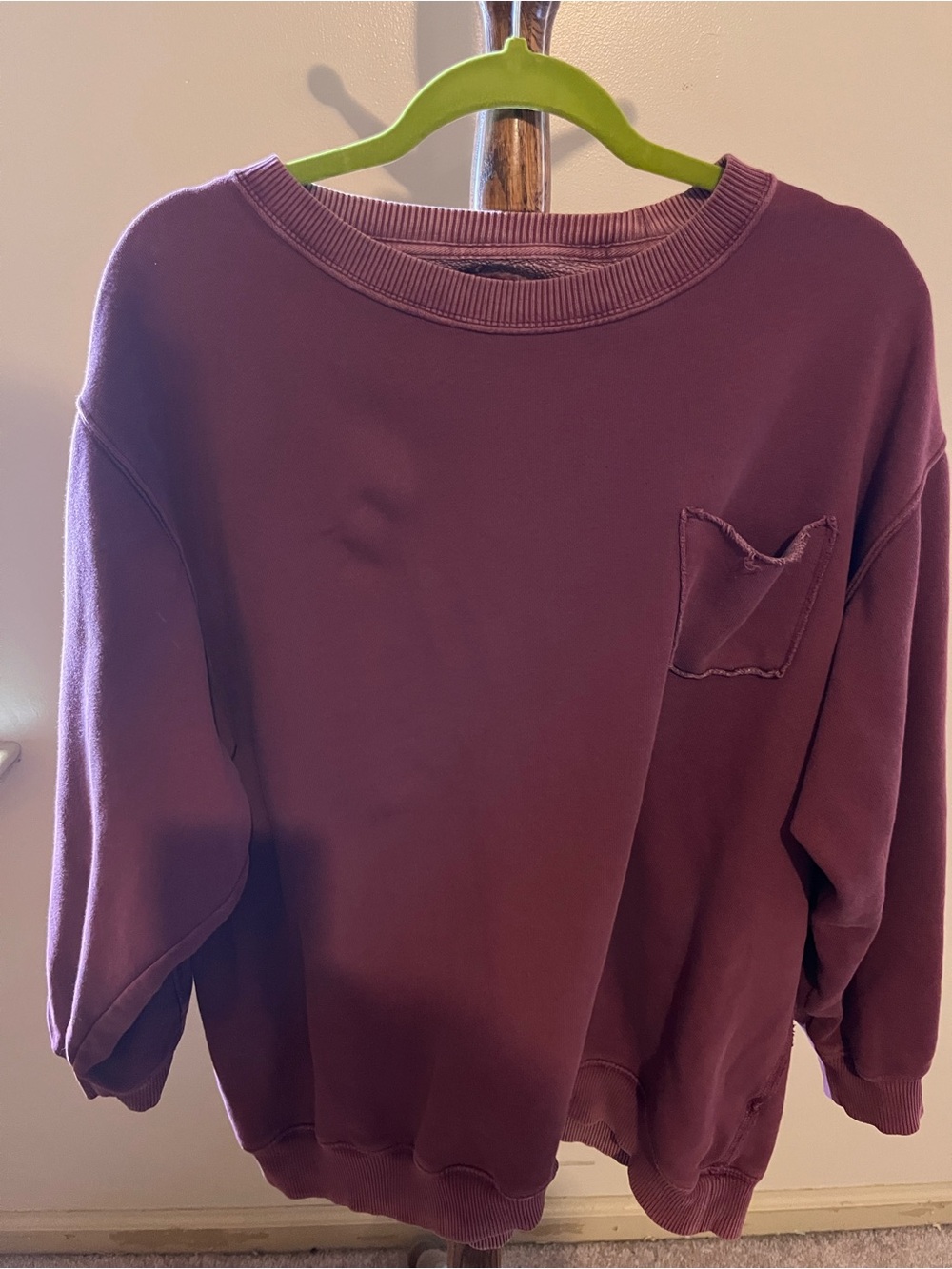aerie Women's Crewneck Sweatshirt - Plum